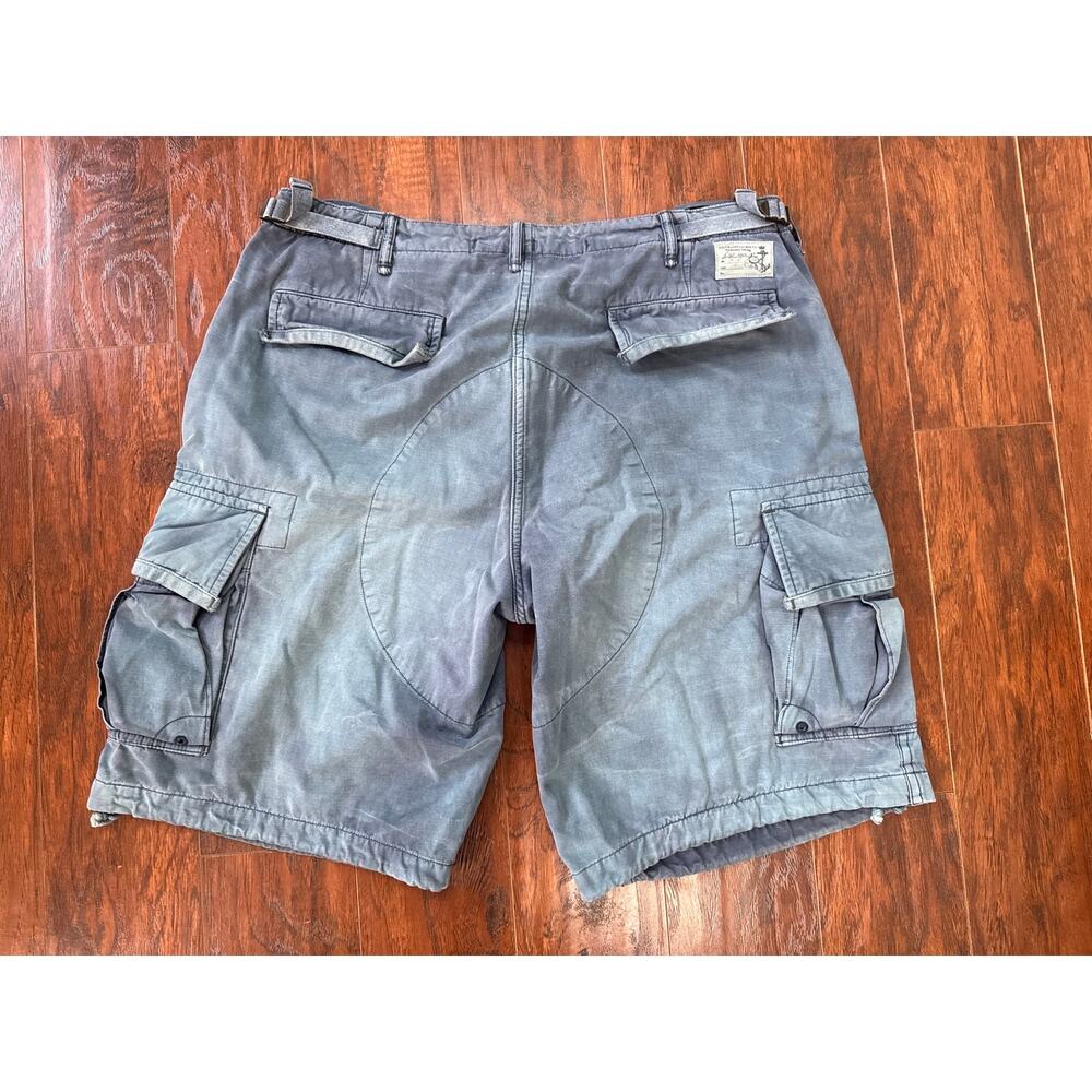 Polo by Ralph Lauren Cargo Shorts Blue Size 34 RL-67 Utility Vintage Style - Picture 4 of 8